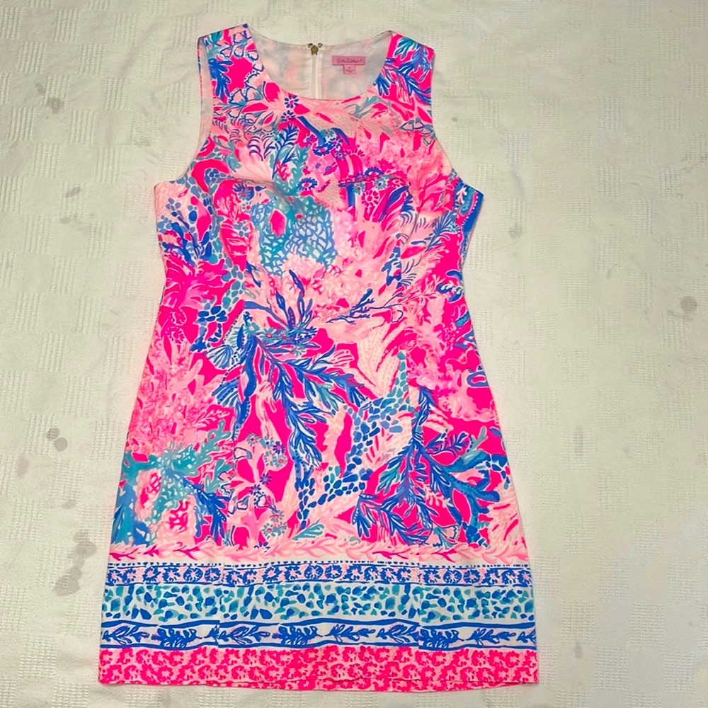 Lily Pulitzer size 8 bright elegant lined dress